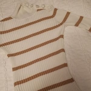 Inc metallic sweater